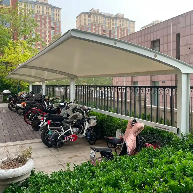 通山县膜结构电动车棚